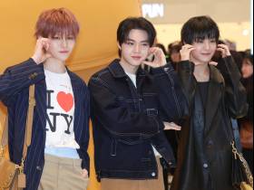 [포토] 트리저 요시-도영-지훈, 볼 하트 공격에 심쿵